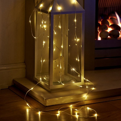 Auraglow Micro Led Usb String Lights10 Metres from B&Q