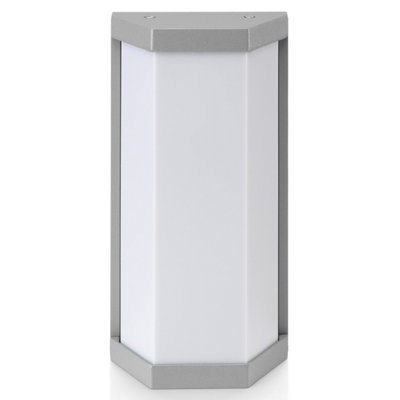 Auraglow Futuristic Outdoor Wall LightColebyFitting Only from B&Q