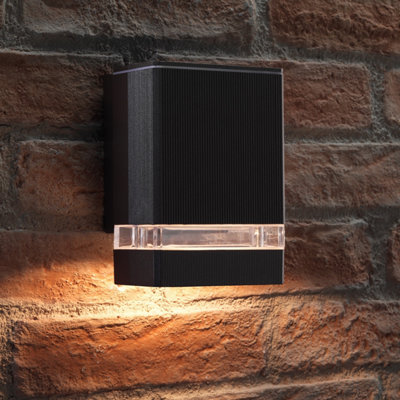 Auraglow Outdoor Double Up Or Down Wall LightBuckworthWarm White from B&Q