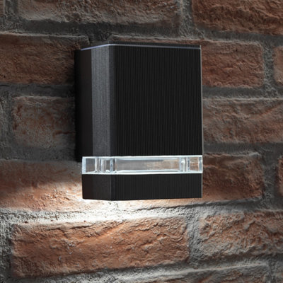 Auraglow Outdoor Double Up Or Down Wall LightBuckworthCool White from B&Q
