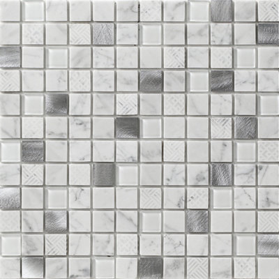 House of Mosaics Stone MasonPeel And Stick Mosaic Tile from B&Q