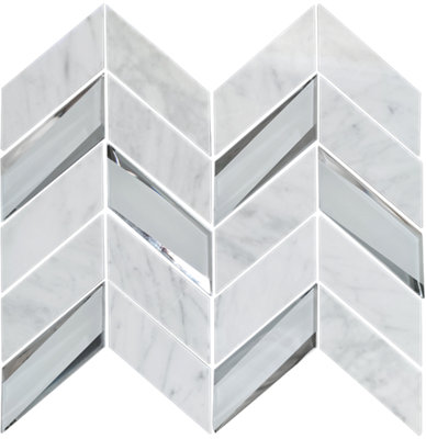 Allana Mosaic Tile SheetHouse Of Mosaics from B&Q