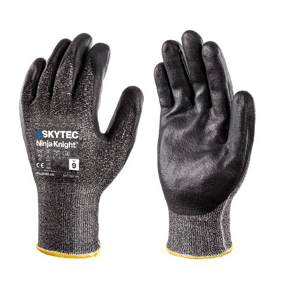 Skytec Ninja Knight Flexible Cut Resistant Work Gloves Coated PalmSize 10Xl from B&Q