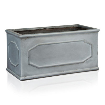 Idealist™ 50Cm Window Box Chelsea PlanterSlate Effect Windowsill PlanterVintage Style Outdoor Plant Pot L50 W23 H23 Cm26L from B&Q