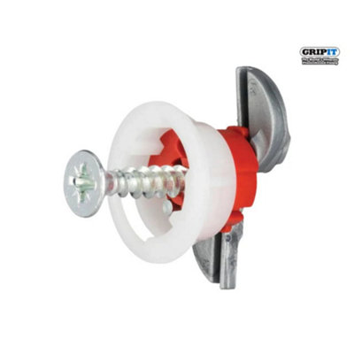 Gripit Red Plasterboard Fixings 18mm (Pack 100)