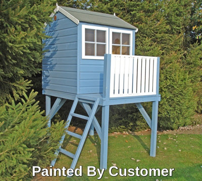 Shire Bunny + Platform Playhouse Children's Wendy House from B&Q