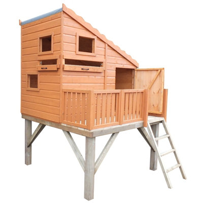 Shire Command Post + Platform Playhouse Kid's Wendy House from B&Q