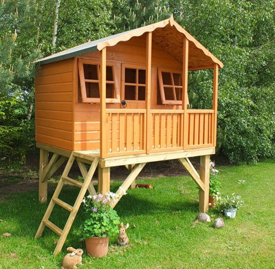 Shire Stork + Platform Playhouse Children's Wendy House from B&Q