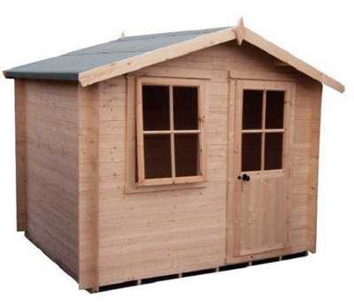 Shire Avesbury Log Cabin Home Office Garden Room Approx 8 X 8 Feet-36378 