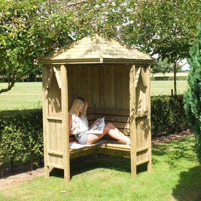 Shire Honeysuckle Corner Arbour from B&Q