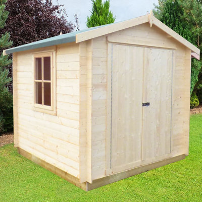 Shire Bradley 7X7 Log Cabin 19mm Logs