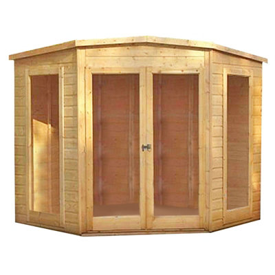 Shire Barclay Shiplap Summerhouse Garden Sun Room Approx 8 X 8 Feet from B&Q