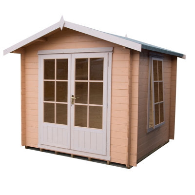 Shire Barnsdale 8X8 Log Cabin 19mm Logs