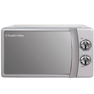 Russell Hobbs RHMM701S-N Silver 17L Microwave - 700W Manual Controls - Image 5