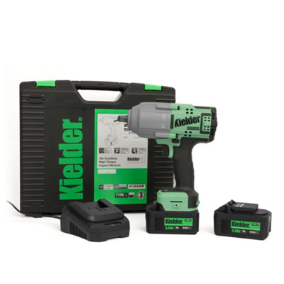 B&Q -  Kwt-085-02 18V Brushless Cordless 1/2" 1790Nm High Torque Impact Wrench2 X 5.0Ah Li-Ion Type18 Battery Kit
