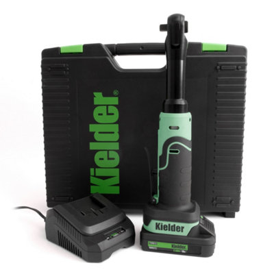 Kielder Kwt-010-21 18V Cordless 3/8" 60Nm Long Reach Ratchet1 X 2.0Ah Li-Ion Type18 Battery Kit from B&Q