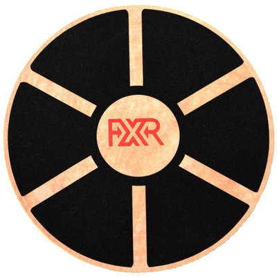 Wooden Wobble Board Fxr Sports Balance Training Yoga from B&Q