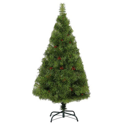 Shatchi 6Ft Green Elegant Desiner Bushy Christmas Tree from B&Q