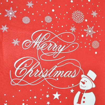 B&Q -  Gifts 4 All Occasions Limited Pack Of 2Pcs Large Felt Santa Sack Red Stocking Xmas Gifts Presents Bag Toys Sweets Christma