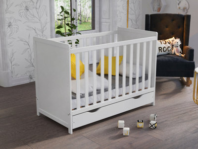 Love For Sleep Matilda Cot Bed 120X60Cm With Drawer from B&Q