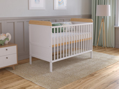 Love For Sleep Levi Cot Bed 120X60Cm With Microfiber Quilted Mattress from B&Q