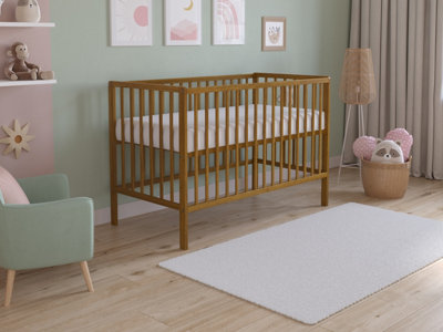 Love For Sleep Asher Cot Bed 120X60Cm With Microfiber Quilted Mattress from B&Q