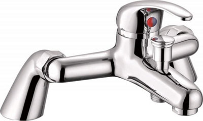 VeeBath Bathroom Taps Shower Mixer Tap Bathroom Tub Single Lever Mono Basin from B&Q