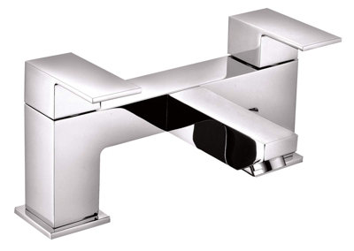VeeBath Munro Square Bath Filler Mixer TapChrome from B&Q