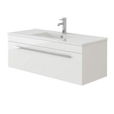 Veebath Desire Venus 1000 Wh Unit And Slim Basin White