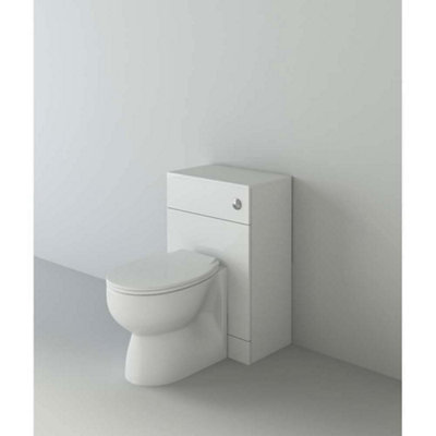 Veebath Linx Ceramic Back To Wall Toilet - 600 X 330Mm Gloss White