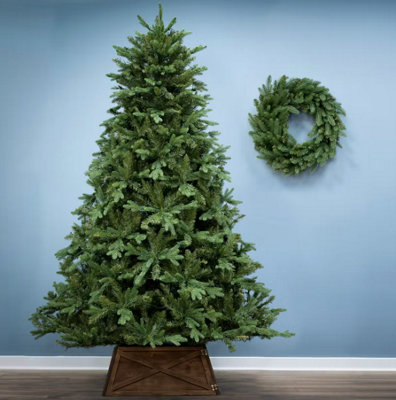 Christmas Tree World The 7Ft Woodland Pine Tree With Hinged Branches from B&Q
