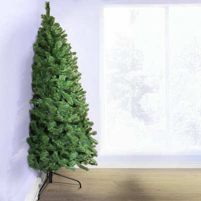 Christmas Tree World The 4Ft/120Cm Arbor Vitae Fir Half Christmas Tree from B&Q