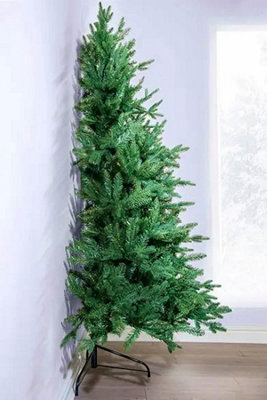 Christmas Tree World The 4Ft Woodland Pine Half Tree With Hinged Branches from B&Q