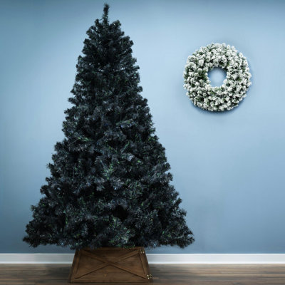 B&Q -  The 7Ft/210Cm Black Iridescence Pine Christmas Tree - Image 3