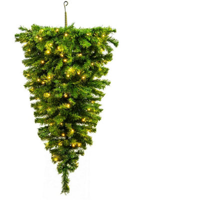 B&Q -  The 4Ft/120Cm Pre-Lit Hanging Upside Down Tree