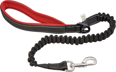 K9 Pursuits Dog Puppy Activity Lead Paddle Handle With Clip Black from B&Q