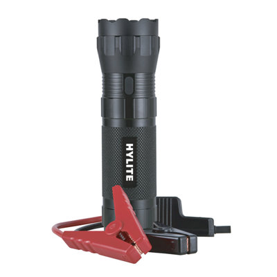 Hylite Car Jump Starter 3 In 1 Rechargeable Torch & Usb Power Bank With Leads