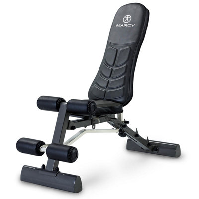 Marcy Sb 10100 Deluxe Folding Weight Bench Adjustable Home Gym Workout Bench from B&Q