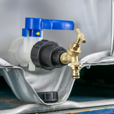 Cost Wise Ibc Tank S60X6 Coarse Threaded Outlet Tap Kit With Swivel Extender Cap To Bring The Tap Out From The Metal Cage from B&Q