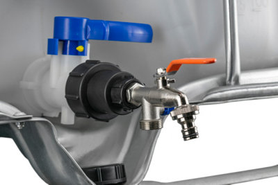 Cost Wise Ibc Tank S60X6 Coarse Threaded Outlet Tap Kits With Swivel Extender Cap To Bring The Tap Out From The Metal Cage from B&Q