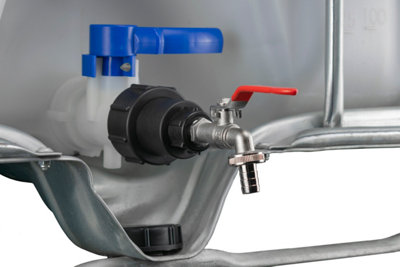 Cost Wise Ibc Tank S60X6 Coarse Threaded Outlet Tap Kits With Swivel Extender Cap To Bring The Tap Out From The Metal Cage from B&Q
