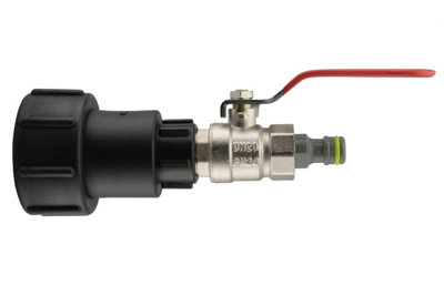 Cost Wise Ibc Tank S60X6 Coarse Threaded Outlet Tap Kits With Swivel Extender Cap To Bring The Tap Out From The Metal Cage from B&Q