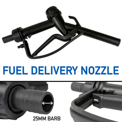 Cost Wise Gravity Fed Fuel Delivery Gun Dispensing Transfer Tool For Chemicals Diesel Oil Urea 25mm Nozzle,25mm Hose Barb from B&Q