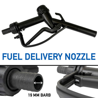 Cost Wise Gravity Fed Fuel Delivery Gun Dispensing Transfer Tool For Chemicals Diesel Oil Urea 25mm Nozzle,19mm Hose Barb from B&Q
