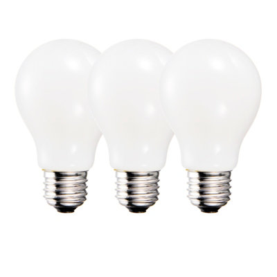 Harper Living 8.5 Watts A60 E27 Led Bulb Opal Cool White DimmablePack Of 3 from B&Q