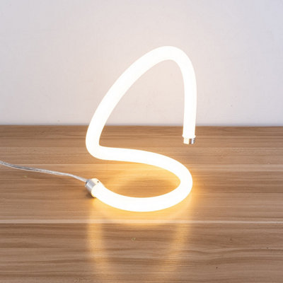 Harper Living Led Table Lamp, Uk Plug And On/Off Switch S- Design, 14 Watts 1400 Lumens Light