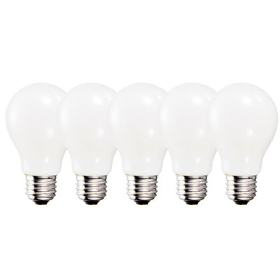 Harper Living 9 Watts A60 E27 Led Bulb Opal Warm White DimmablePack Of 5 from B&Q