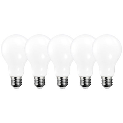 Harper Living 16 Watts A60 E27 Led Bulb Opal Warm White Non-DimmablePack Of 5 from B&Q