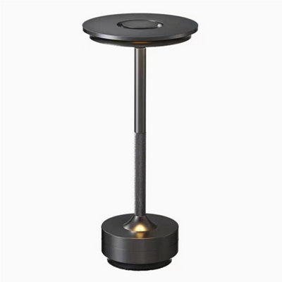 Harper Living Rechargeable Led Table LampBlack Nickel FinishColour Changing (3000K-6000K) And Dimmable from B&Q