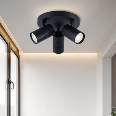 Harper Living 3 Light Spot LightBlack from B&Q